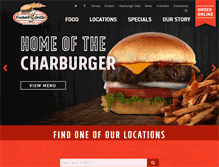 Tablet Screenshot of fostersgrille.com